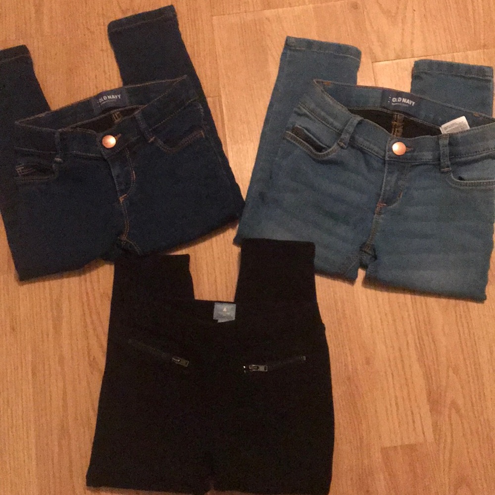 Lot of 3 old navy/gap 3t jeans/leggings